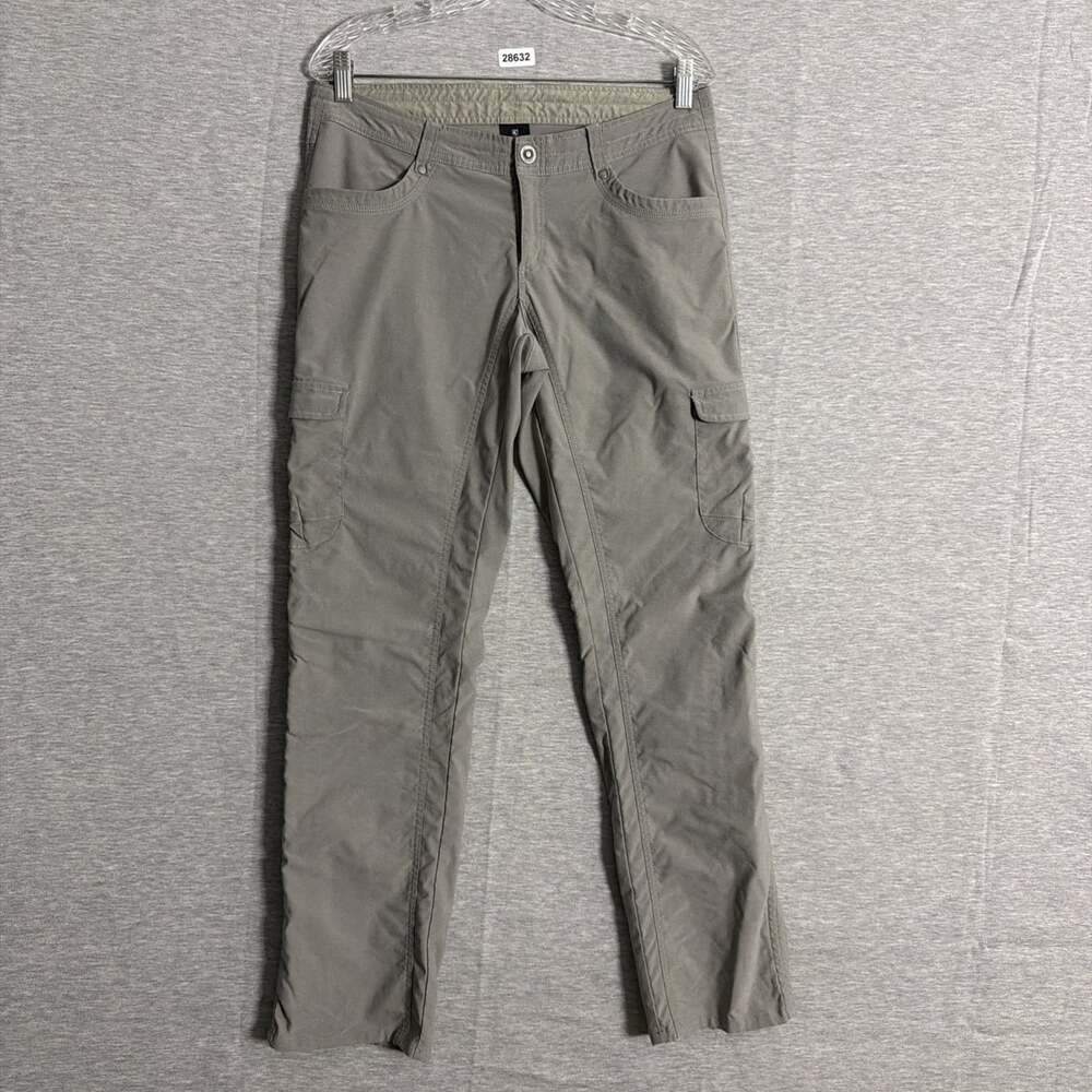 Kuhl Women's Size 10 Reg Gray Spire Straight Leg Cargo Pants